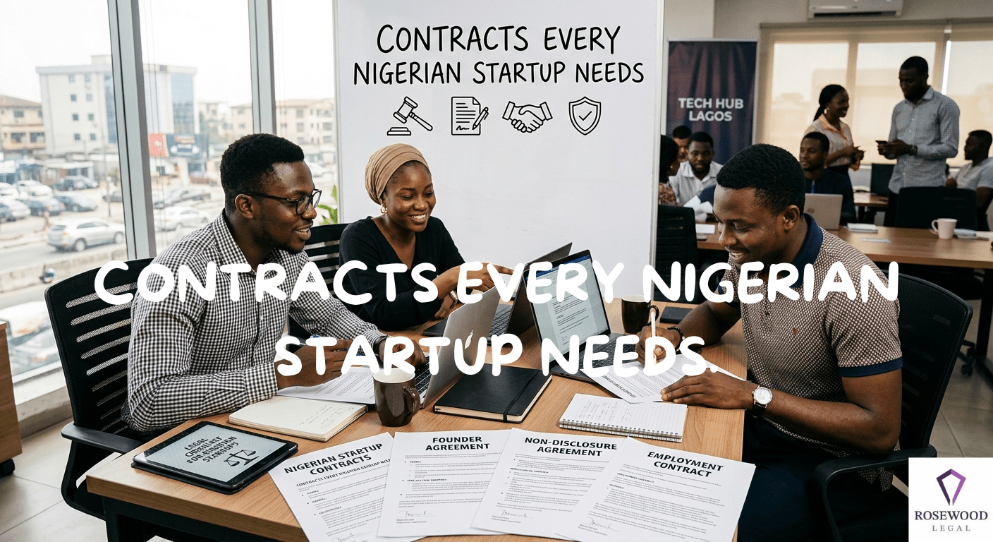 THE LEGAL STARTER PACK FOR STARTUPS IN NIGERIA (WEEK TWO) – CONTRACTS EVERY NIGERIAN STARTUP NEEDS.